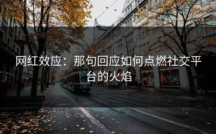 网红效应：那句回应如何点燃社交平台的火焰